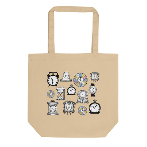 Antique Clock Tote Bag