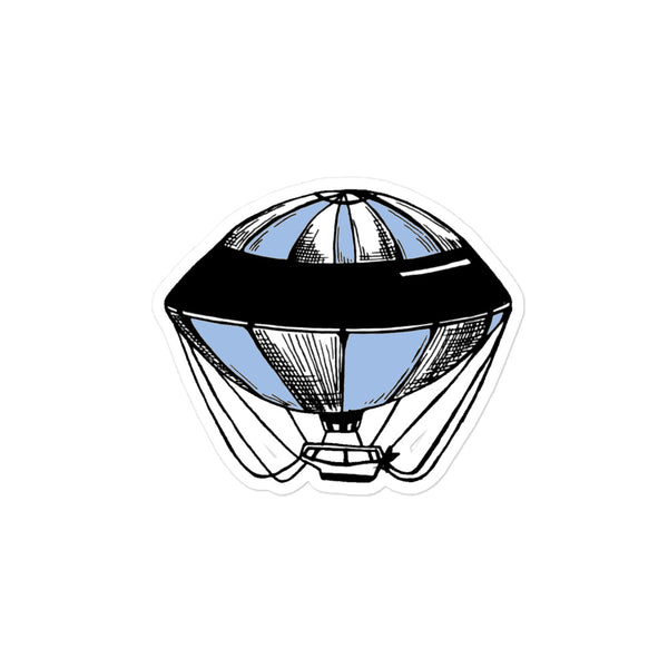 Vintage Hot Air Balloon Sticker