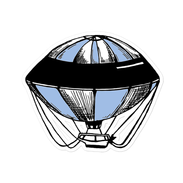 Vintage Hot Air Balloon Sticker