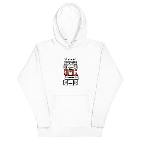 Vintage Suitcase Hoodie